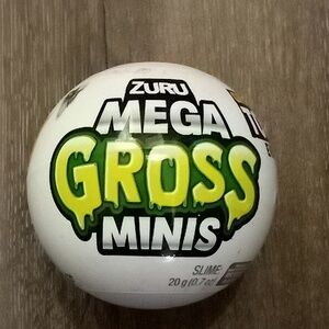 NWT: ZURO; MEGA GROSS MINI'S, 5 SURPRISE, SLIME COLLECTOR'S BALL/TOY.